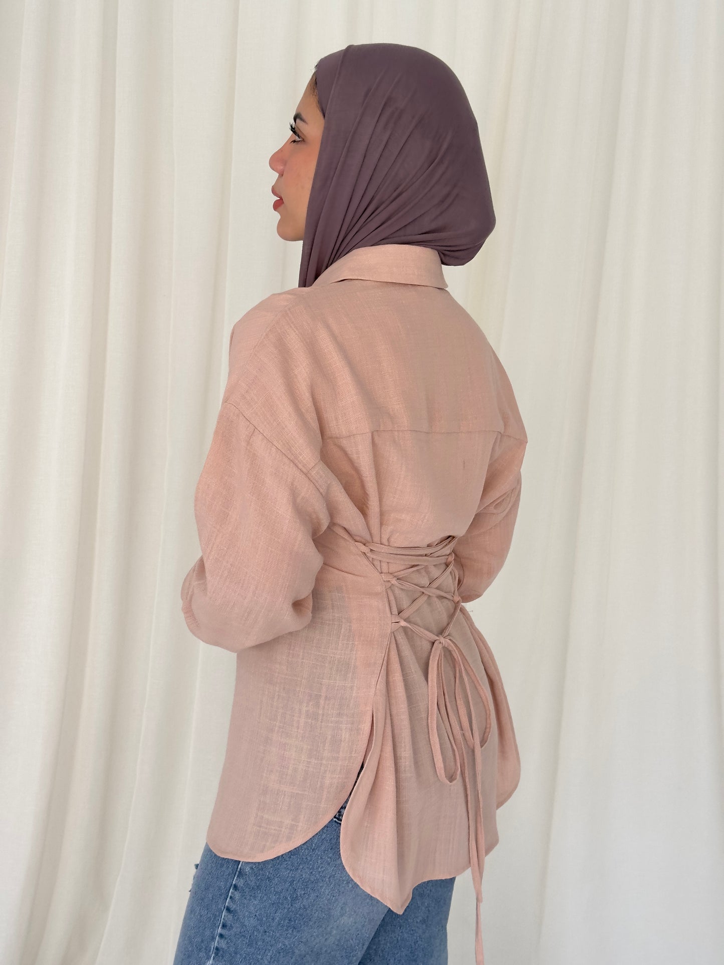 Snatched in Linen Pink