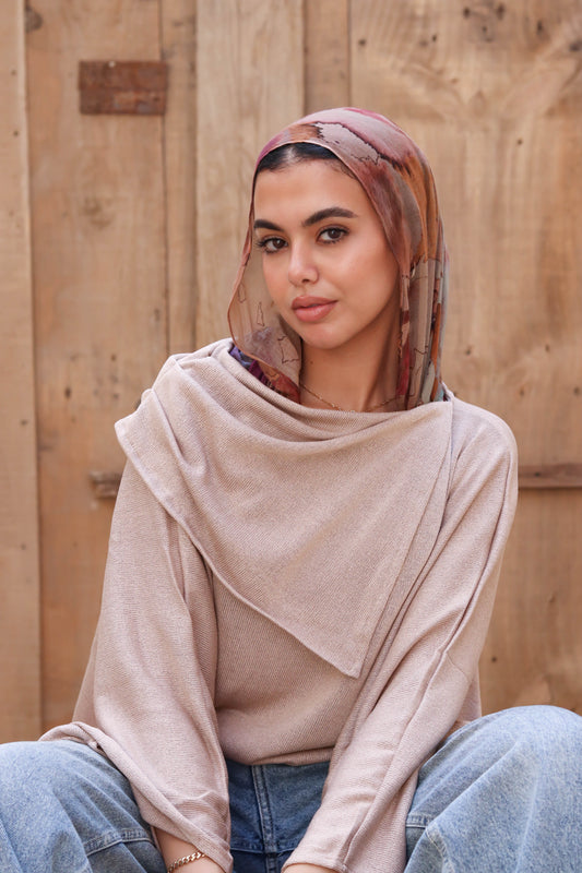 Oversized Drape Top Cafe