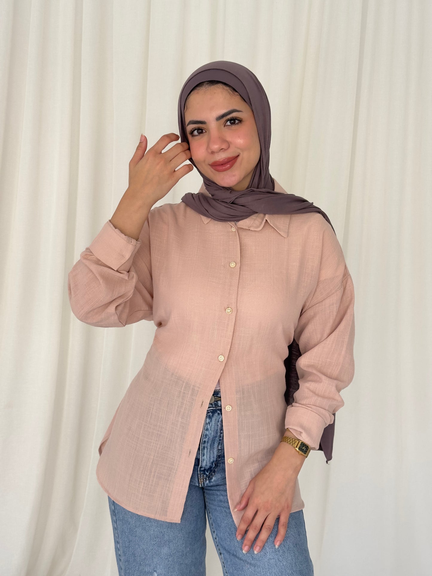 Snatched in Linen Pink
