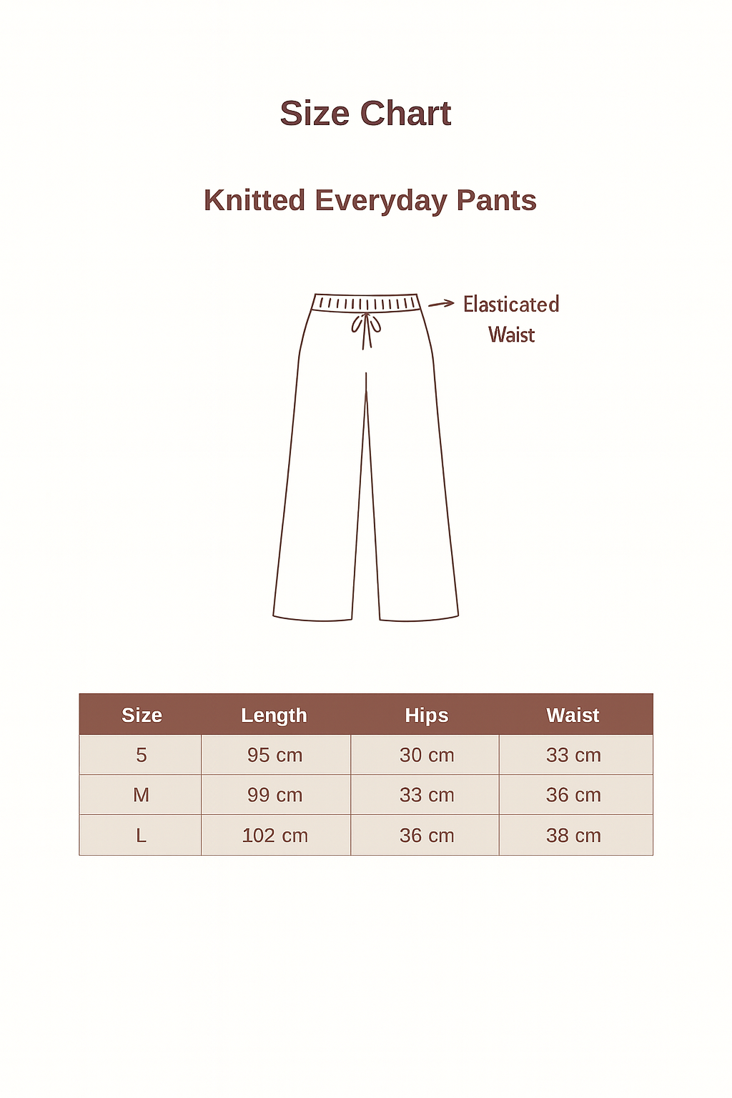 Everyday Knit Pants Black