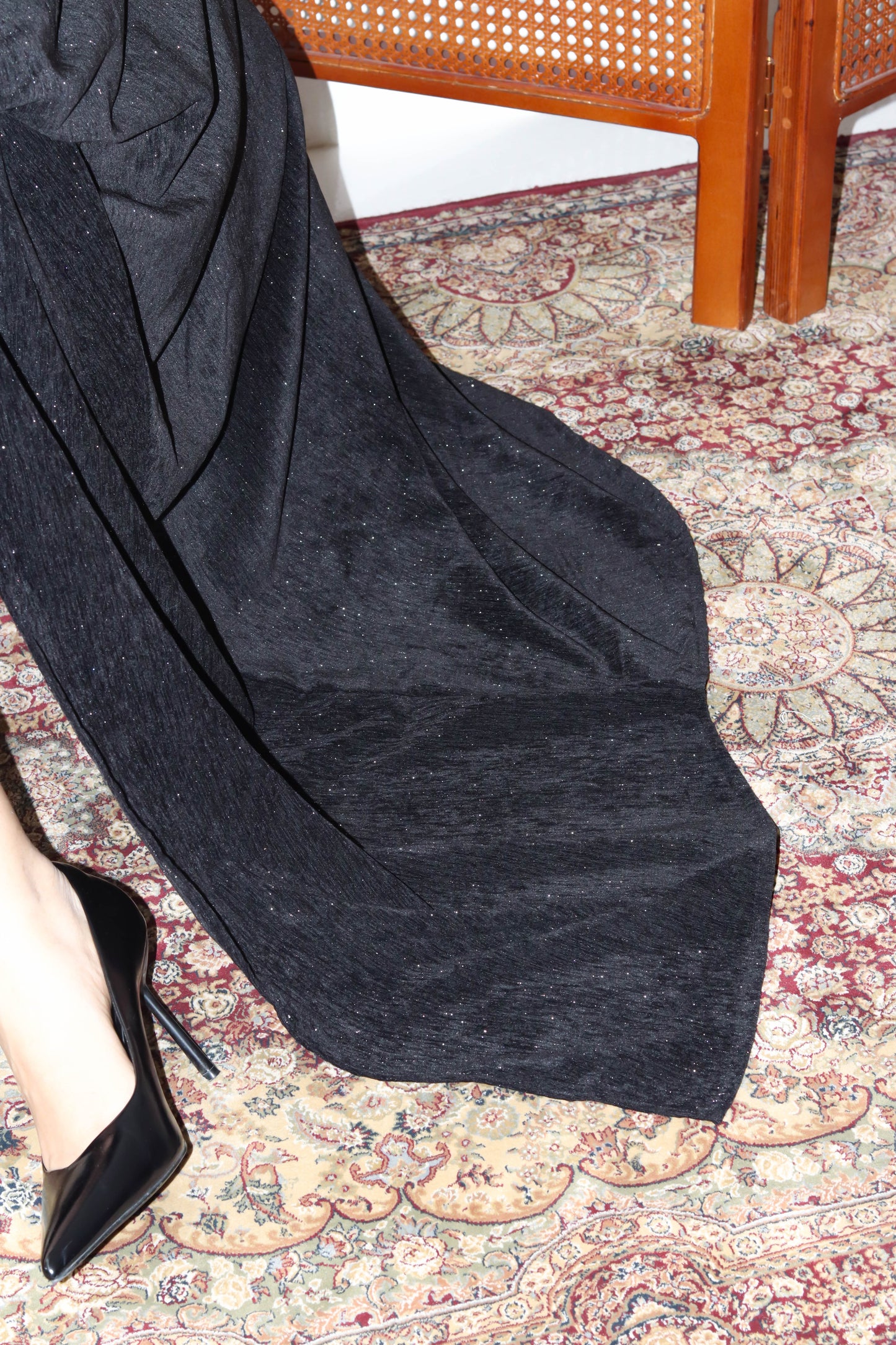 Layali Luxe Kaftan - Black