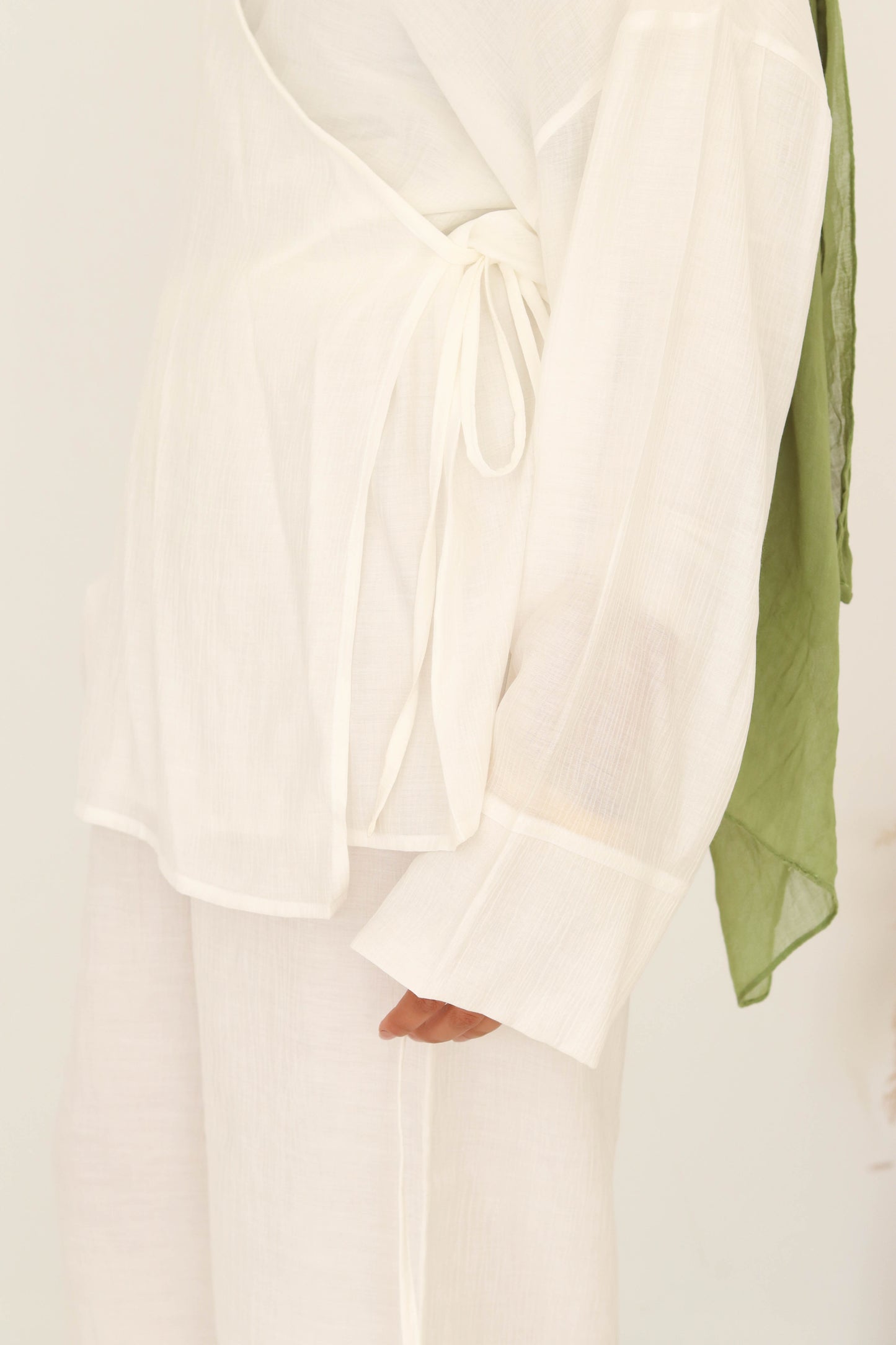 Kimono Style Set in White