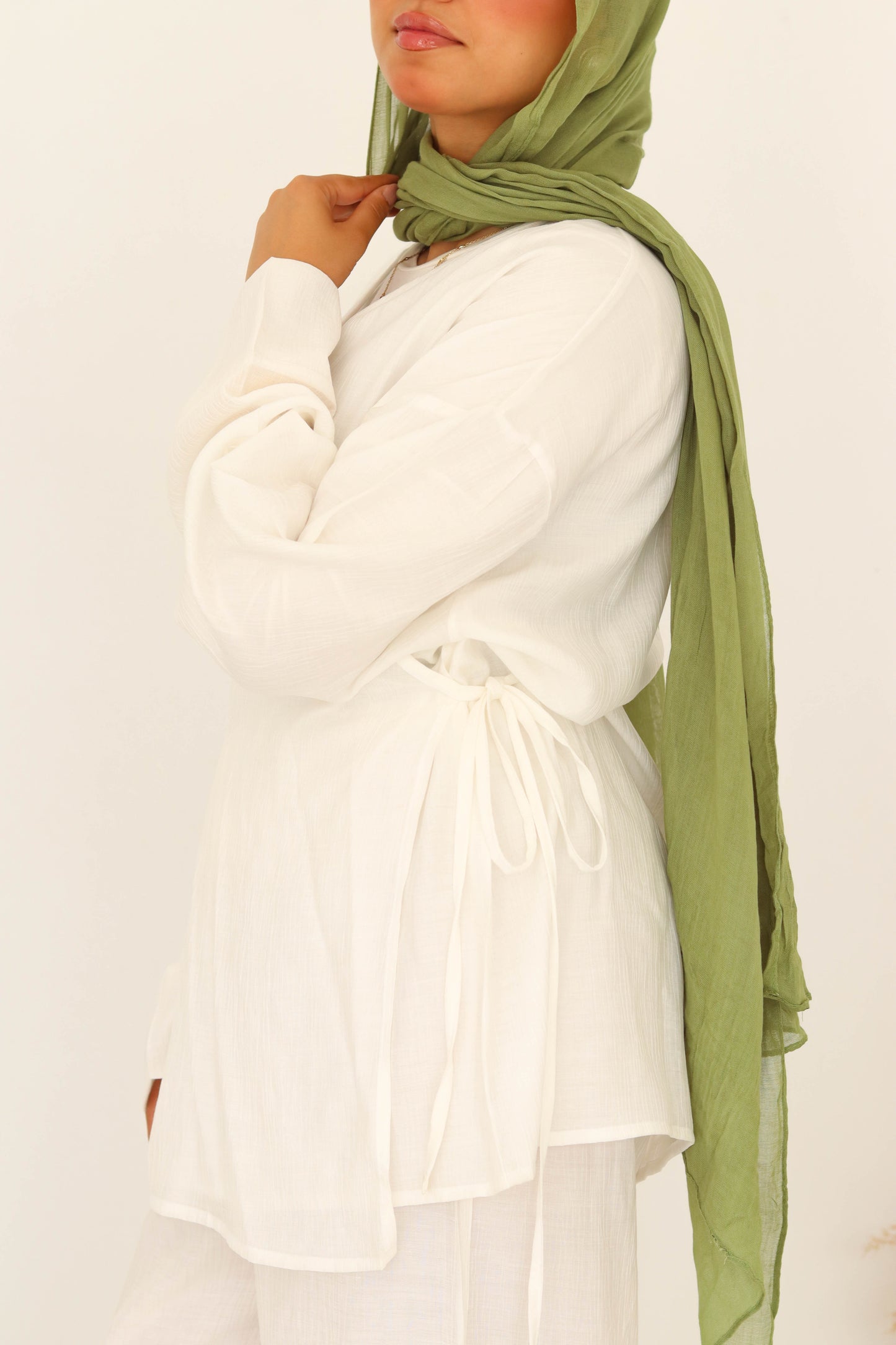 Kimono Style Set in White