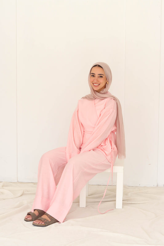 Kimono Style Set in Pink
