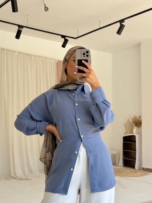 Snatched in Linen Denim