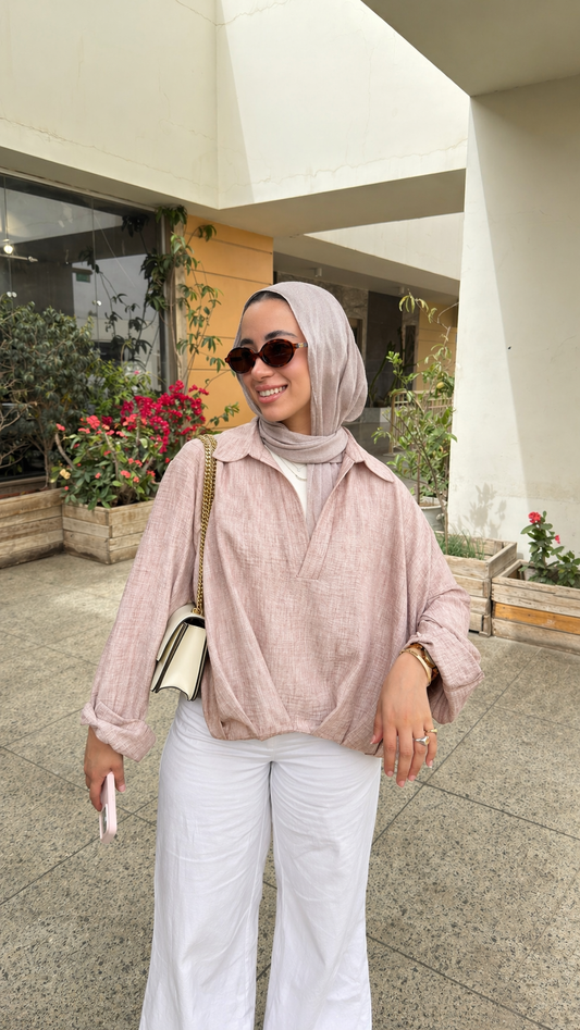 The Breeze Shirt - Dusty Pink