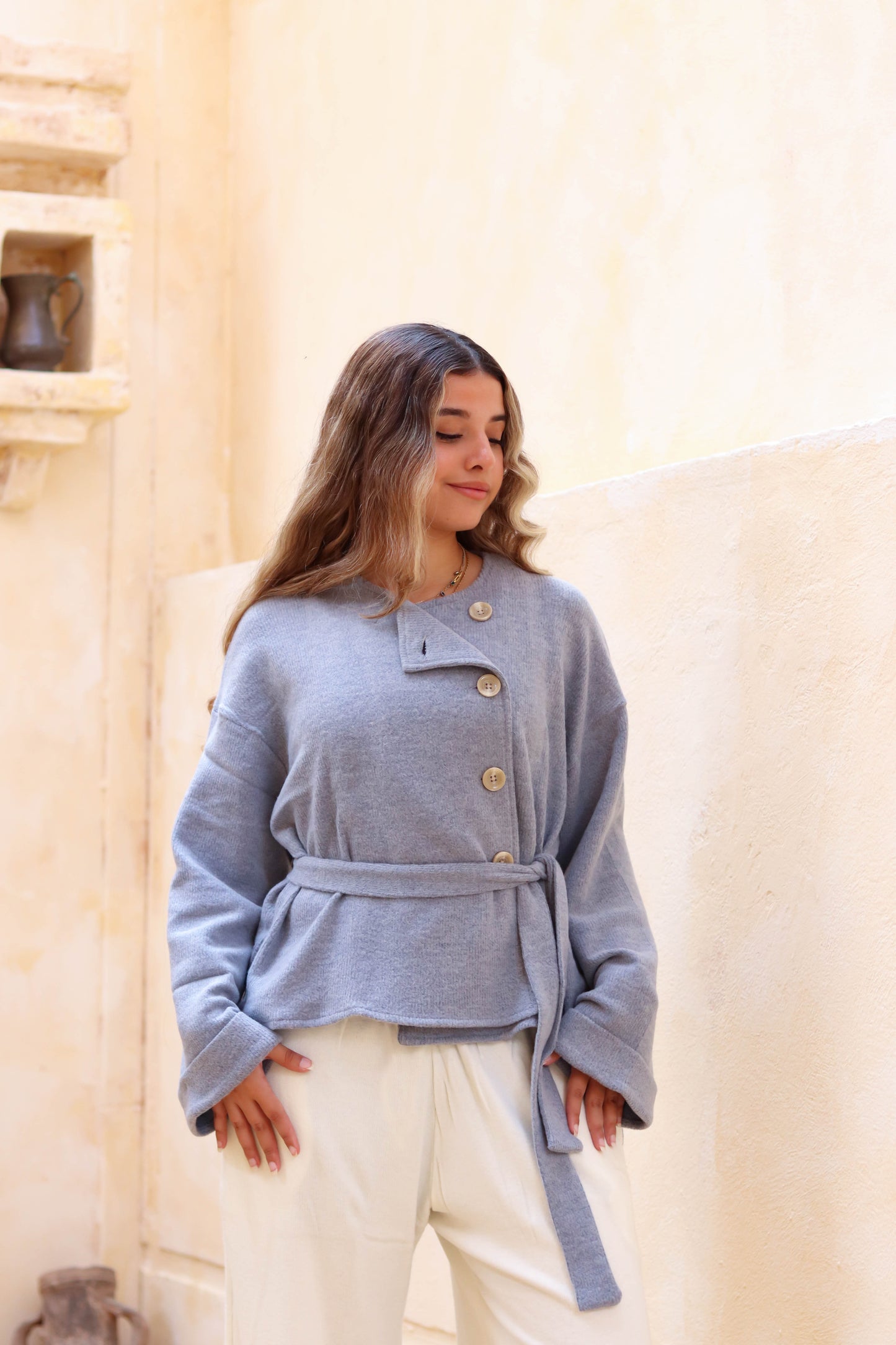 Cloud Cardigan Blue/Grey