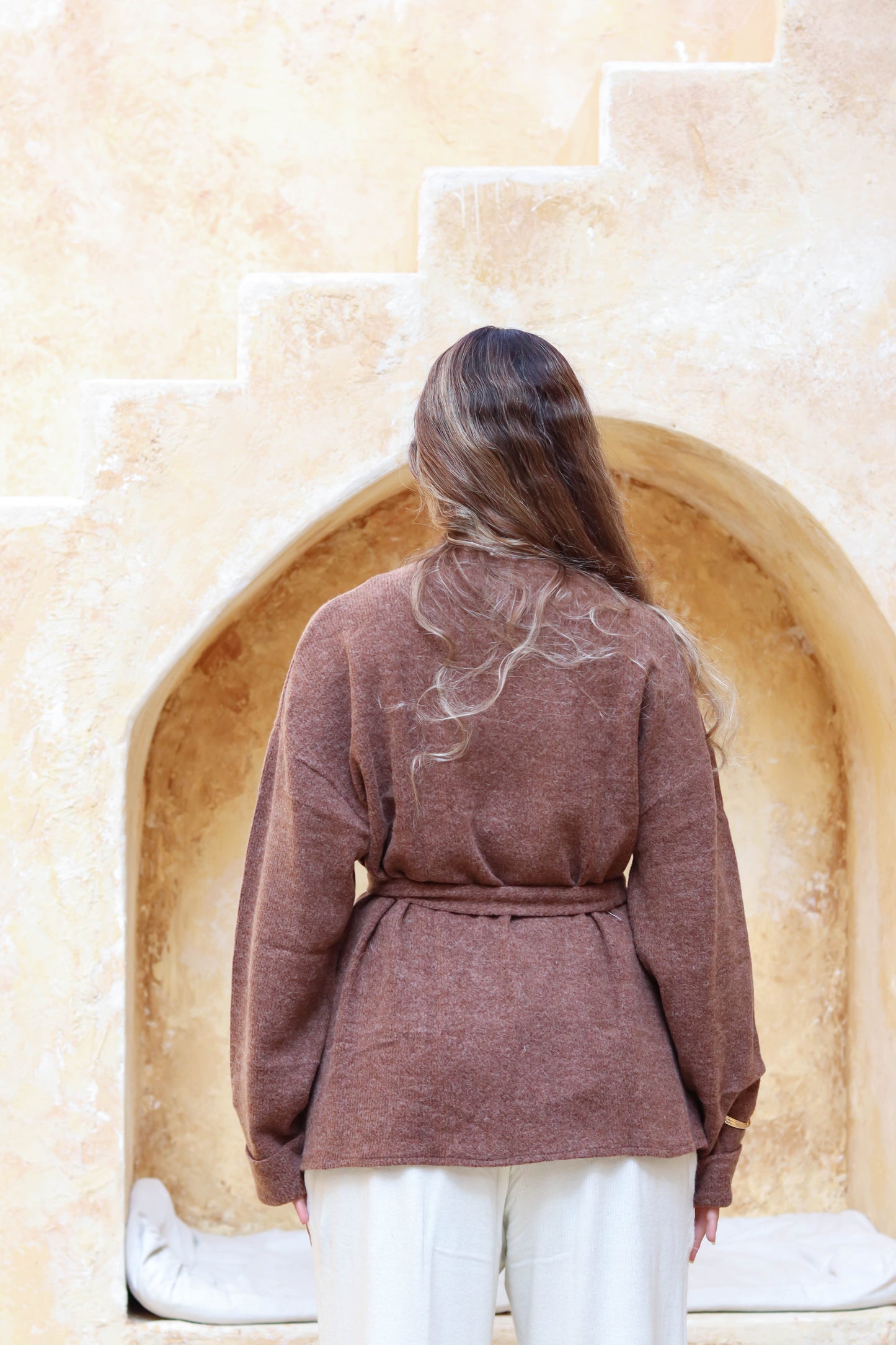 Cloud Cardigan Brown