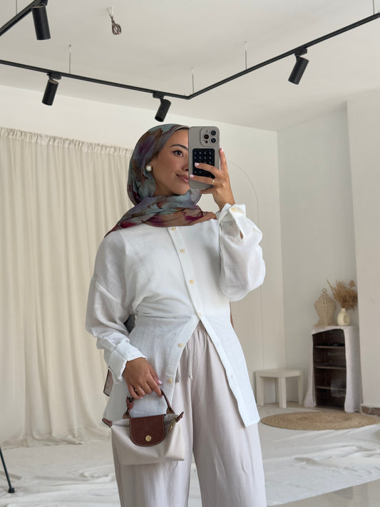 Snatched in Linen White