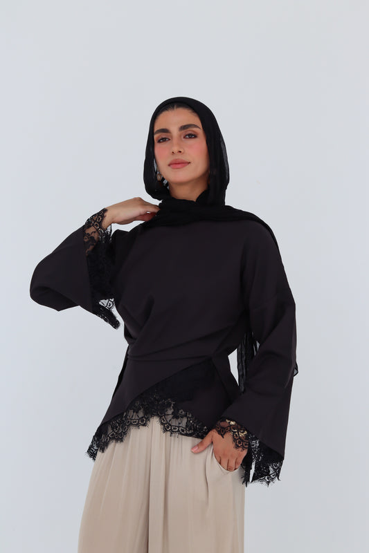 The Bridal Top - Black