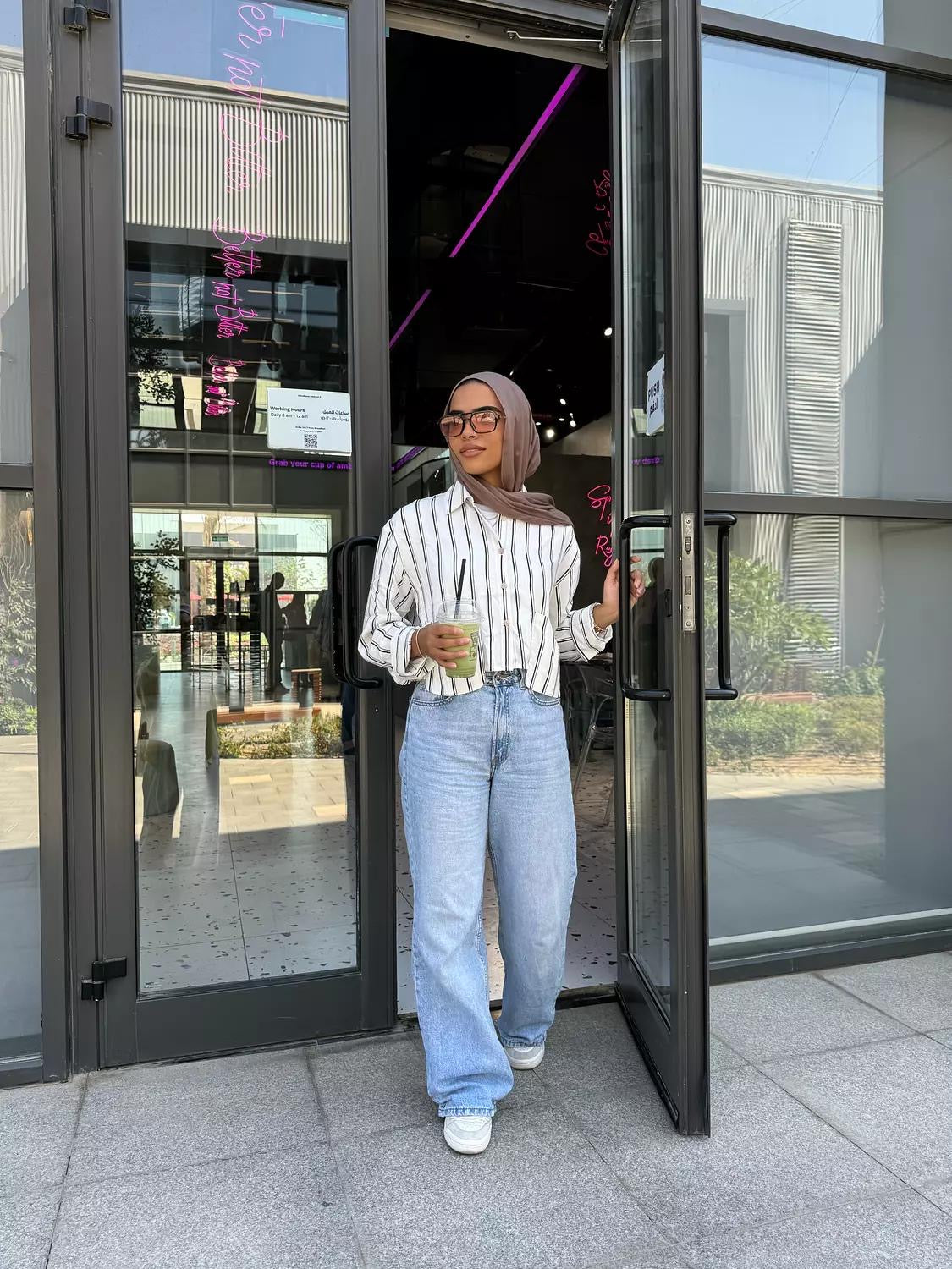 Cropped Pocket Shirt In White