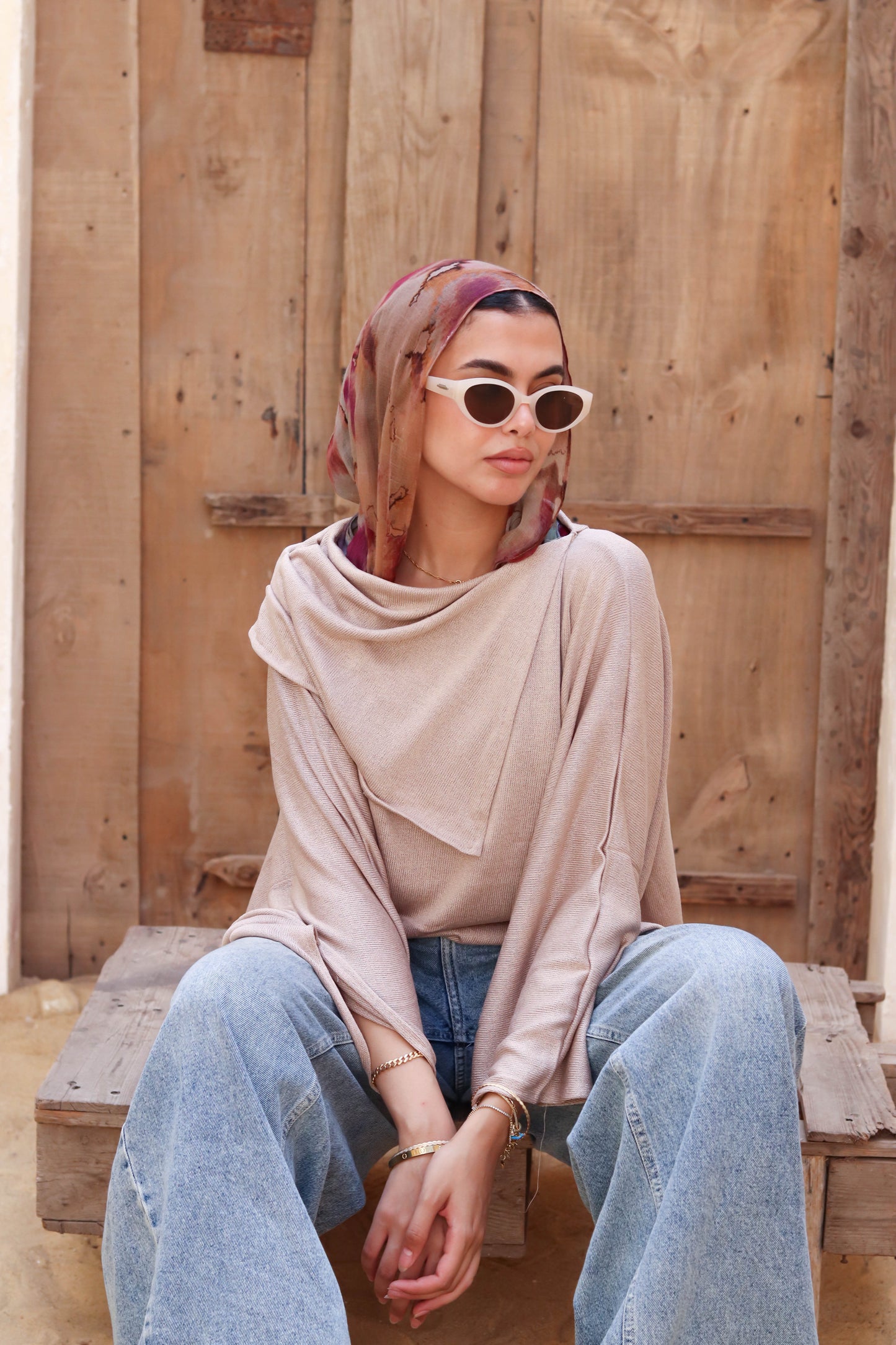 Oversized Drape Top Cafe