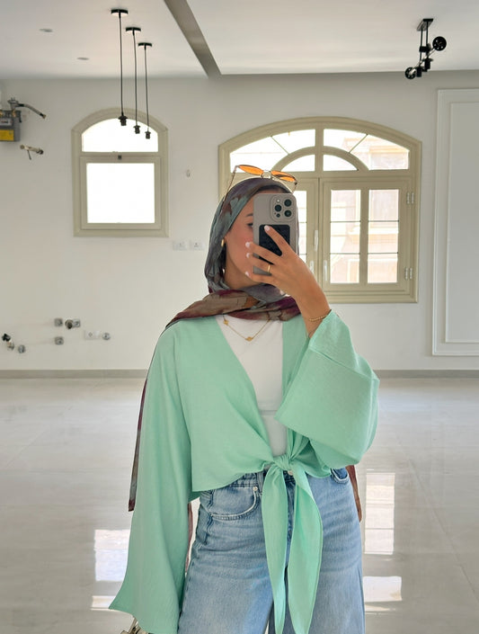 The Sunny Top Aqua