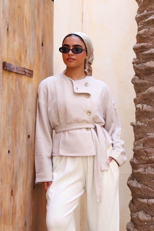 Cloud Cardigan Beige