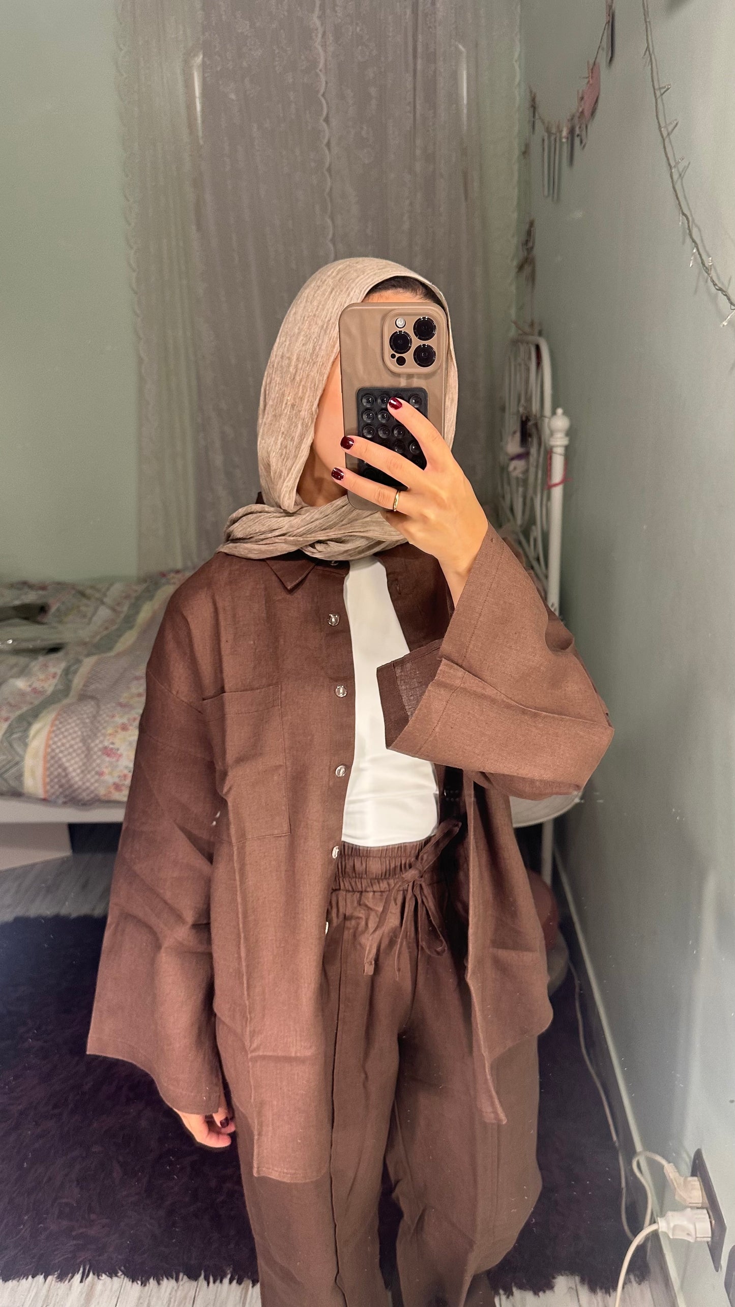 Everyday Linen Shirt - Brown