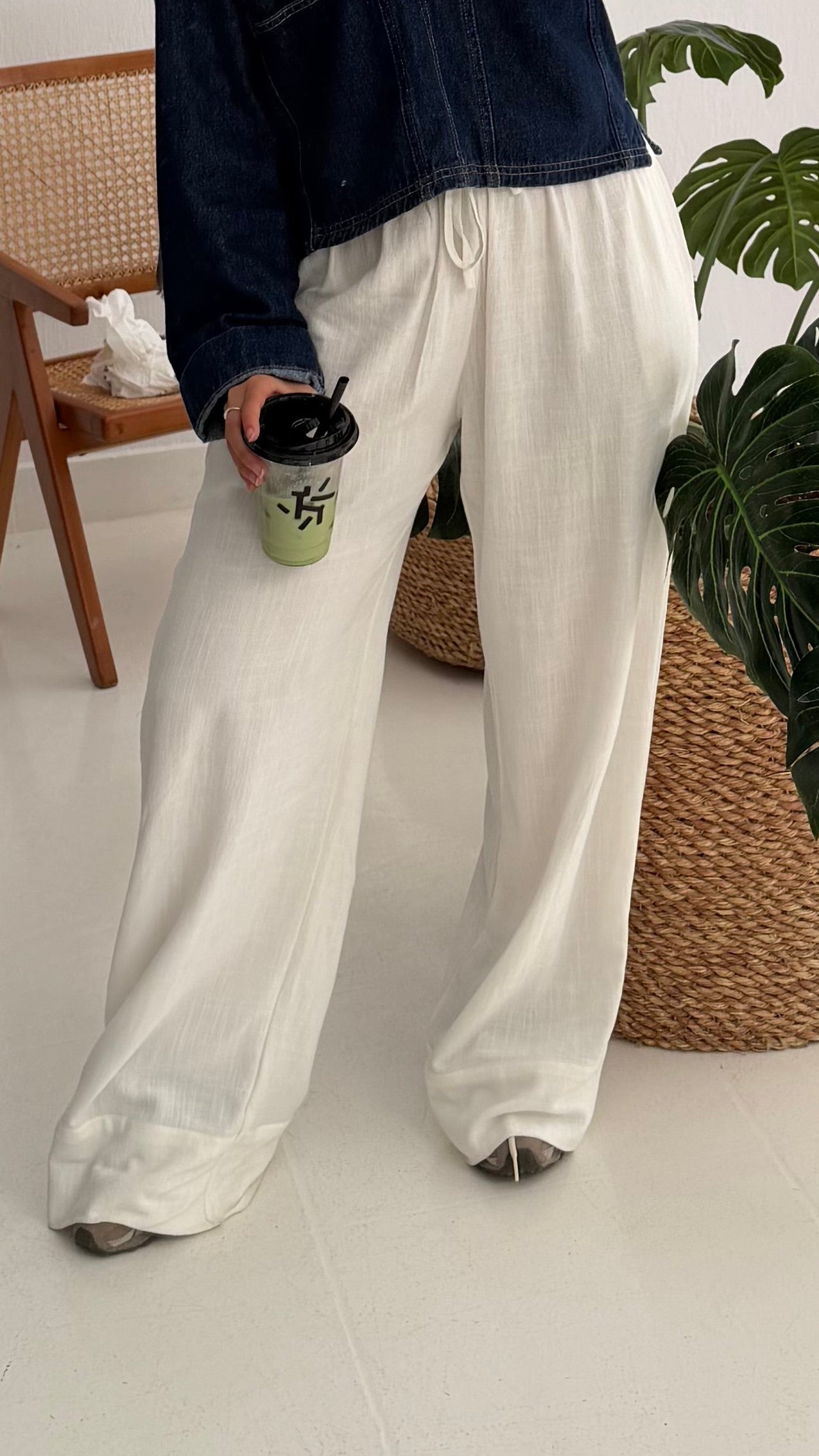 Linen Pants - Off-White