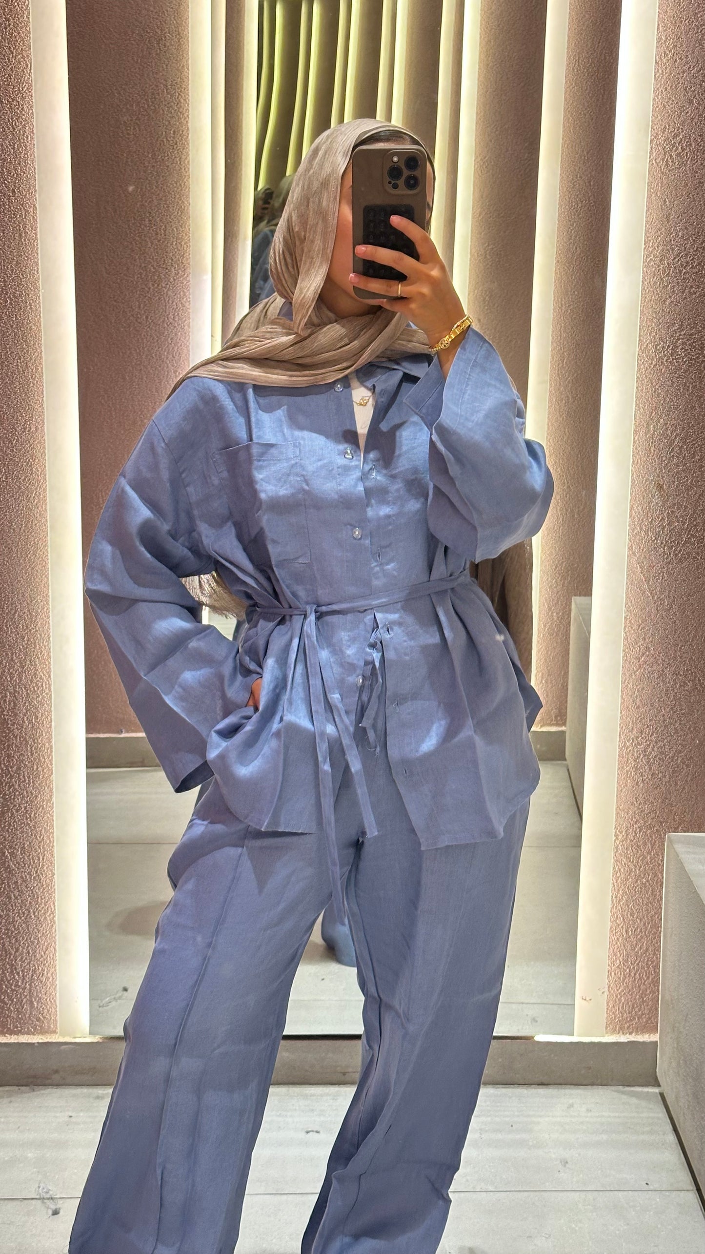 Everyday Linen Pants - Denim