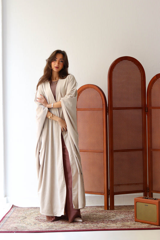 Layali Luxe Kaftan - Beige
